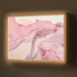 Goud - Marmer - Roze Light Box met batterij (Wandlamp) middel -z3d_website