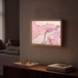 Goud - Marmer - Roze Light Box met batterij (Wandlamp) middel -sfeer1