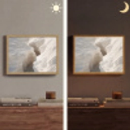 Kloof - Wit - Sneeuw Light Box met batterij (Wandlamp) middel -sfeer3