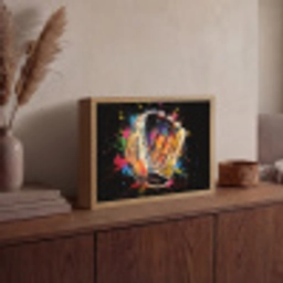 Graffiti - Sport - Baseball - Honkbal Light Box met batterij (Wandlamp) middel -sfeer2
