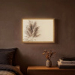 Graan - Pastel - Natuur Light Box met batterij (Wandlamp) middel -sfeer4