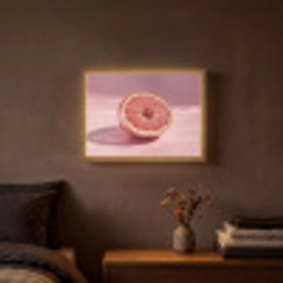 Grapefruit - Roze - Disco - Shiny Light Box met batterij (Wandlamp) middel -sfeer4