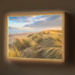 Gras - Duinen - Strand - Zomer Light Box met batterij (Wandlamp) middel -z3d_website