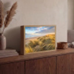 Gras - Duinen - Strand - Zomer Light Box met batterij (Wandlamp) middel -sfeer2