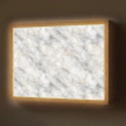 Grijs - Marmer - Gedetailleerd Light Box met batterij (Wandlamp) middel 907 -z3d_website