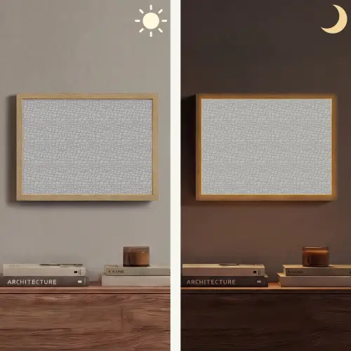 Grijs - Reptiel - Dier - Patroon Light Box met batterij (Wandlamp) middel 907 -sfeer3