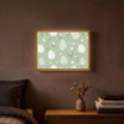 Groen - Eieren - Patroon Light Box met batterij (Wandlamp) middel -sfeer4