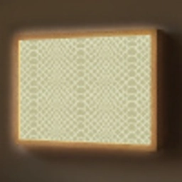 Groen - Patroon - Schubben Light Box met batterij (Wandlamp) middel 907 -z3d_website