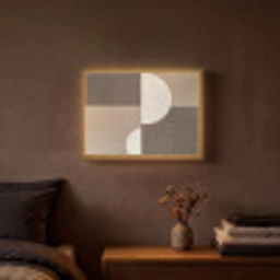 Raster - Halve cirkels - Contrast Light Box met batterij (Wandlamp) middel -sfeer4