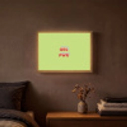 Grl pwr - Groen - Rood - 3D Light Box met batterij (Wandlamp) middel -sfeer4