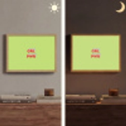 Grl pwr - Groen - Rood - 3D Light Box met batterij (Wandlamp) middel -sfeer3