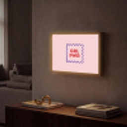 Grl pwr - Roze - Kader Light Box met batterij (Wandlamp) middel -sfeer1