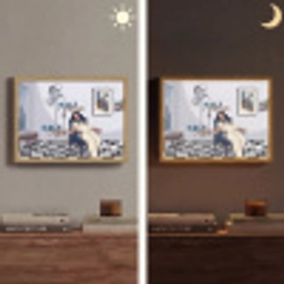 Half human, Half Coffee - Infuus - Koffie Light Box met batterij (Wandlamp) middel -sfeer3