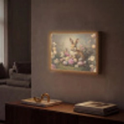 Haas - Stilleven - Bloemen Light Box met batterij (Wandlamp) middel -sfeer1