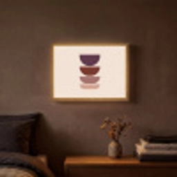 Harmonieus - Symmetrisch - Rood Light Box met batterij (Wandlamp) middel -sfeer4