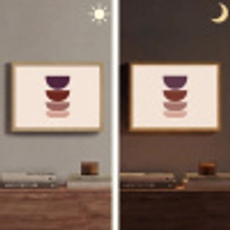 Harmonieus - Symmetrisch - Rood Light Box met batterij (Wandlamp) middel -sfeer3