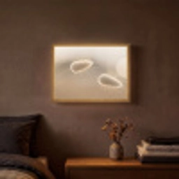 Hazestaartgras - Graanharen - Zonlicht Light Box met batterij (Wandlamp) middel -sfeer4