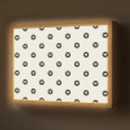Hart - Rond - Wit - Zwart Light Box met batterij (Wandlamp) middel 907 -z3d_website