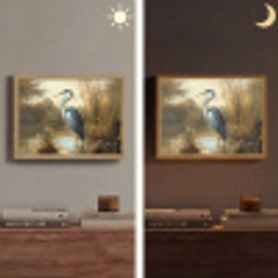 Reiger - Water - Planten Light Box met batterij (Wandlamp) middel -sfeer3