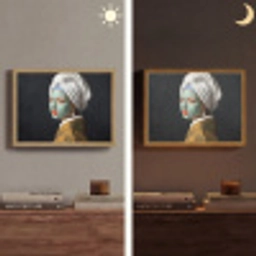Iconisch - Modern - Kleurrijk Light Box met batterij (Wandlamp) middel -sfeer3