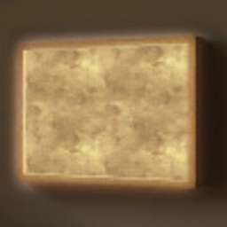 Industrieel - Textuur - Goud Light Box met batterij (Wandlamp) middel 907 -z3d_website