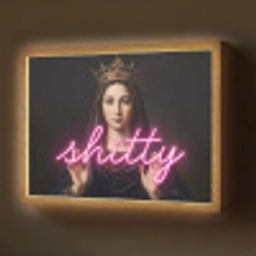 Ironisch - Tekst - Neon Light Box met batterij (Wandlamp) middel -z3d_website