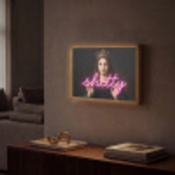 Ironisch - Tekst - Neon Light Box met batterij (Wandlamp) middel -sfeer1