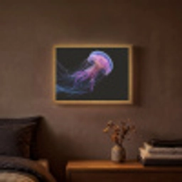 Kwal - Doorzichtig - Roze - Tentakels Light Box met batterij (Wandlamp) middel -sfeer4