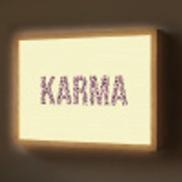 Karma - Luipaardprint - Geel Light Box met batterij (Wandlamp) middel -z3d_website