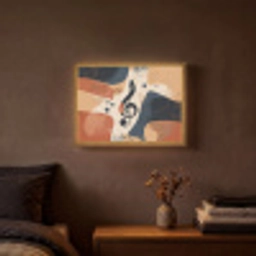 Sleutel - G - Abstract - Beige Light Box met batterij (Wandlamp) middel -sfeer4