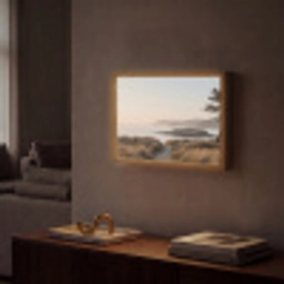 Landschap - Kust - Duinen Light Box met batterij (Wandlamp) middel -sfeer1