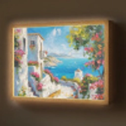 Landschap - Bloemen - Natuur - Zomer Light Box met batterij (Wandlamp) middel -z3d_website