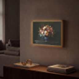 Groot - Bloemen - Vaas - Boeket Light Box met batterij (Wandlamp) middel -sfeer1