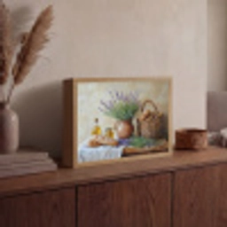 Lavendel - Brood - Stilleven Light Box met batterij (Wandlamp) middel -sfeer2