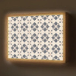 Bladvorm - Klassiek - Kleurrijk Light Box met batterij (Wandlamp) middel 907 -z3d_website