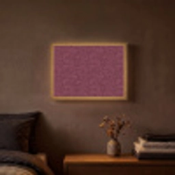 Bladeren - Patroon - Paars Light Box met batterij (Wandlamp) middel 907 -sfeer4