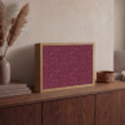 Bladeren - Patroon - Paars Light Box met batterij (Wandlamp) middel 907 -sfeer2