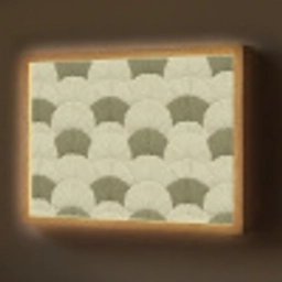 Bladeren - Structuur - Groen Light Box met batterij (Wandlamp) middel 907 -z3d_website
