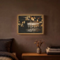 Lichter - Champagner - Gläser Light Box met batterij (Wandlamp) middel -sfeer4