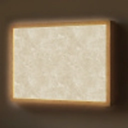 Lichtbeige - Marmer - Diffusie adering Light Box met batterij (Wandlamp) middel 907 -z3d_website