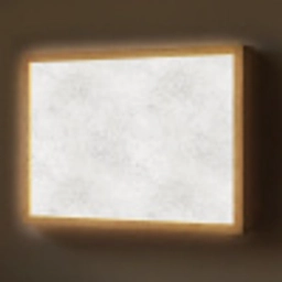 Lichtgrijs - Betonstructuur - Subtiel Light Box met batterij (Wandlamp) middel 907 -z3d_website