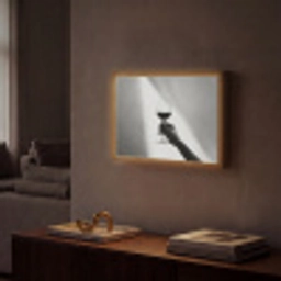Lichtinval - Wijn - Rood - Glas Light Box met batterij (Wandlamp) middel -sfeer1