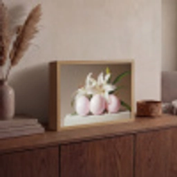 Lelies - Eieren - Pasen Light Box met batterij (Wandlamp) middel -sfeer2