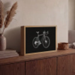 Lijnen - Illustratie - Wit Light Box met batterij (Wandlamp) middel -sfeer2