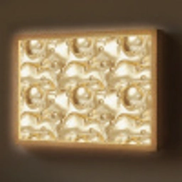 Vloeibaar - Druppels - Goud Light Box met batterij (Wandlamp) middel 907 -z3d_website