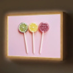 Lolly - Snoep - Citrus Light Box met batterij (Wandlamp) middel -z3d_website