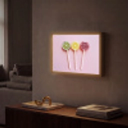 Lolly - Snoep - Citrus Light Box met batterij (Wandlamp) middel -sfeer1