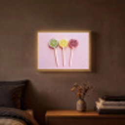 Lolly - Snoep - Citrus Light Box met batterij (Wandlamp) middel -sfeer4