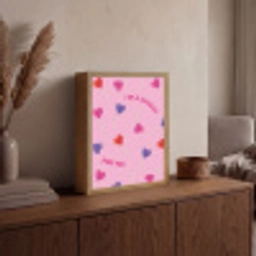 Lolly - Valentijn - Illustratie - Snoep Light Box met batterij (Wandlamp) middel -sfeer2