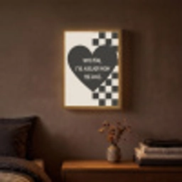 Liefde - Beige - Race Light Box met batterij (Wandlamp) middel -sfeer4